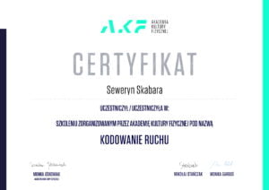 Kodowanie ruchu - Kontrola i nauka motoryczna w pracy terapeuty ruchowego (Akademia Kultury Fizycznej)